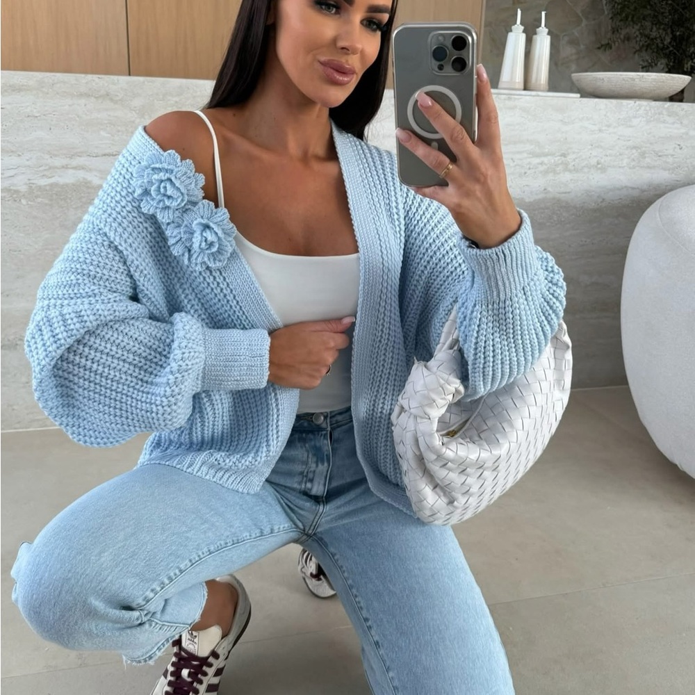 Sky Blue Women's Cardigan
